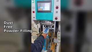 Vijzelklepvuller, kleppakker, vijzelpakker, vijzelklepzakvuller met ultrasone afdichting